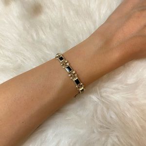 925 Sterling silver bracelet with onyx